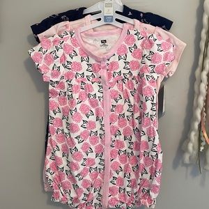 Hudson Baby 3 romper set